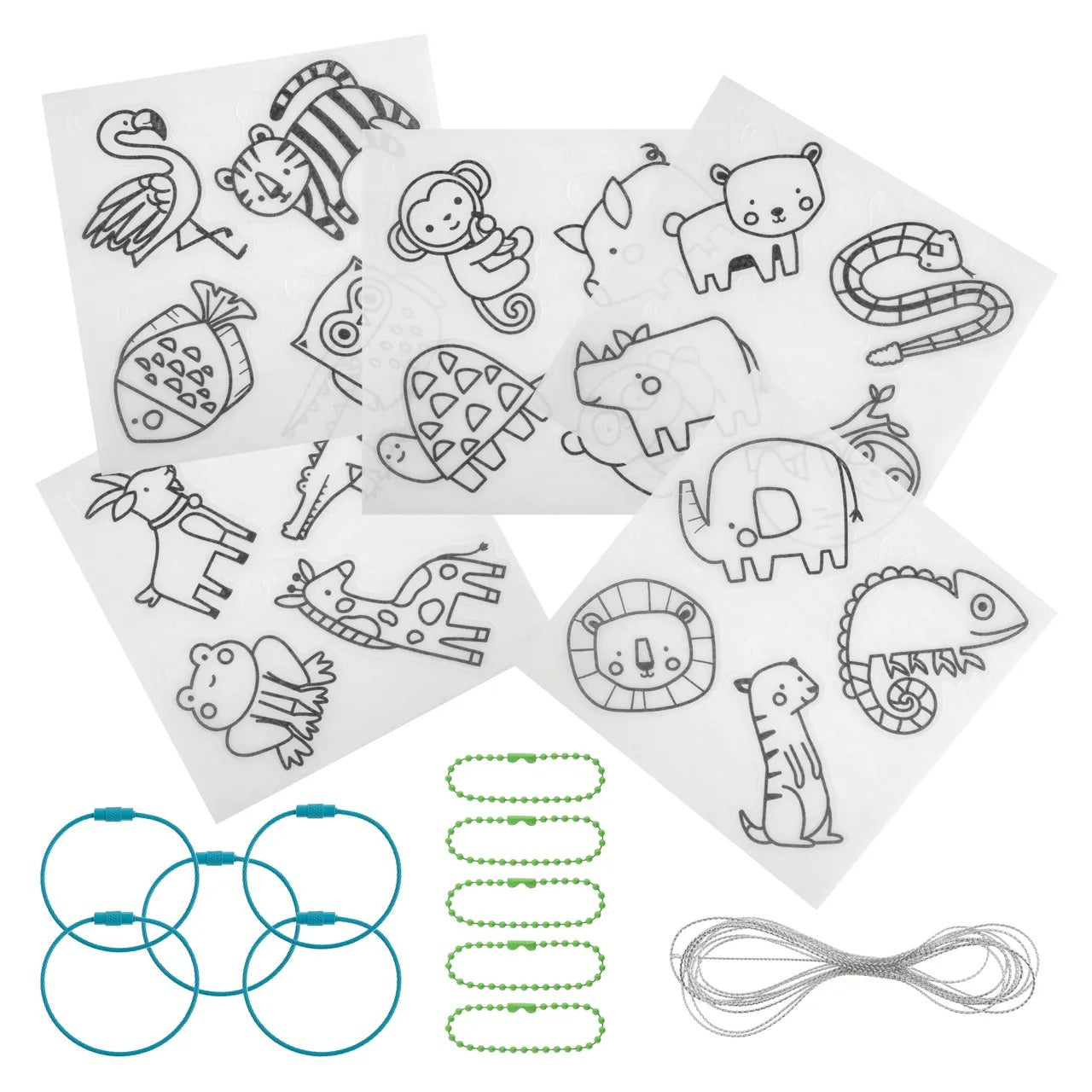 Stephen Joseph - Shrink Art Zoo | 28pc Kit Stephen Joseph - Shrink Art Zoo | 28pc Kit