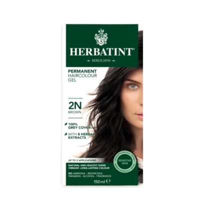 Pregnancy Safe AMONIA FREE "Hair Color" - 2N Brown 150ml