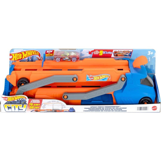Hot Wheels - Toy Car Truck & Hauler Track Set | 1:64 Scale