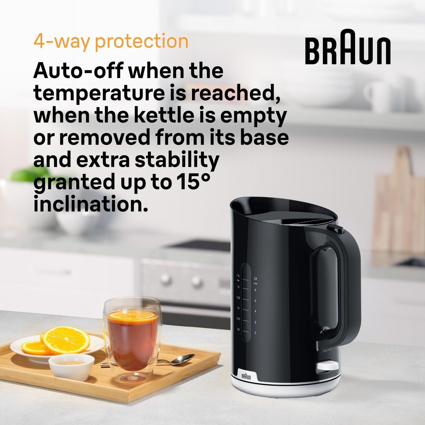 Braun - Kettle | 2200 W | 1.7L