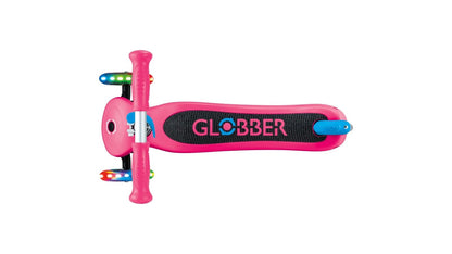Globber - Primo Lights Scooter v2 | Fuchsia | 6Y+