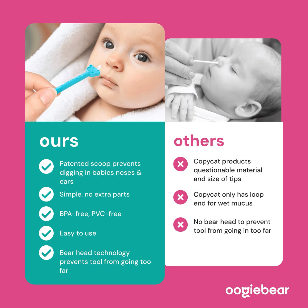 Oogiebear Nose & Ear Booger Picker 2-Pack — BambiniJO Jordan