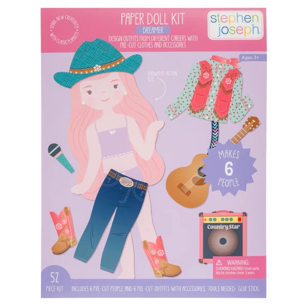 Stephen Joseph - Paper Doll Kits | Dreamer Stephen Joseph - Paper Doll Kits | Dreamer