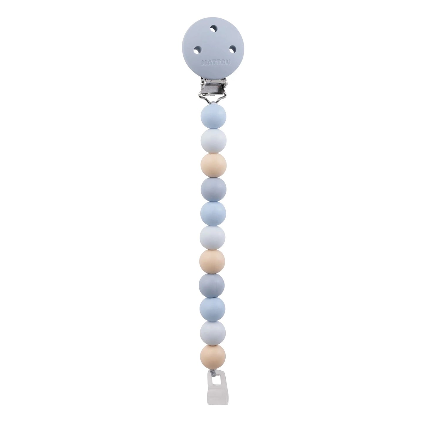 Nattou - Pacifinder Pacifier Clip | Multicolor Blue