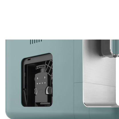 Smeg - Automatic Espresso Coffee Machine with Steam Wand | 50's Style Aesthetic | Emerald Green