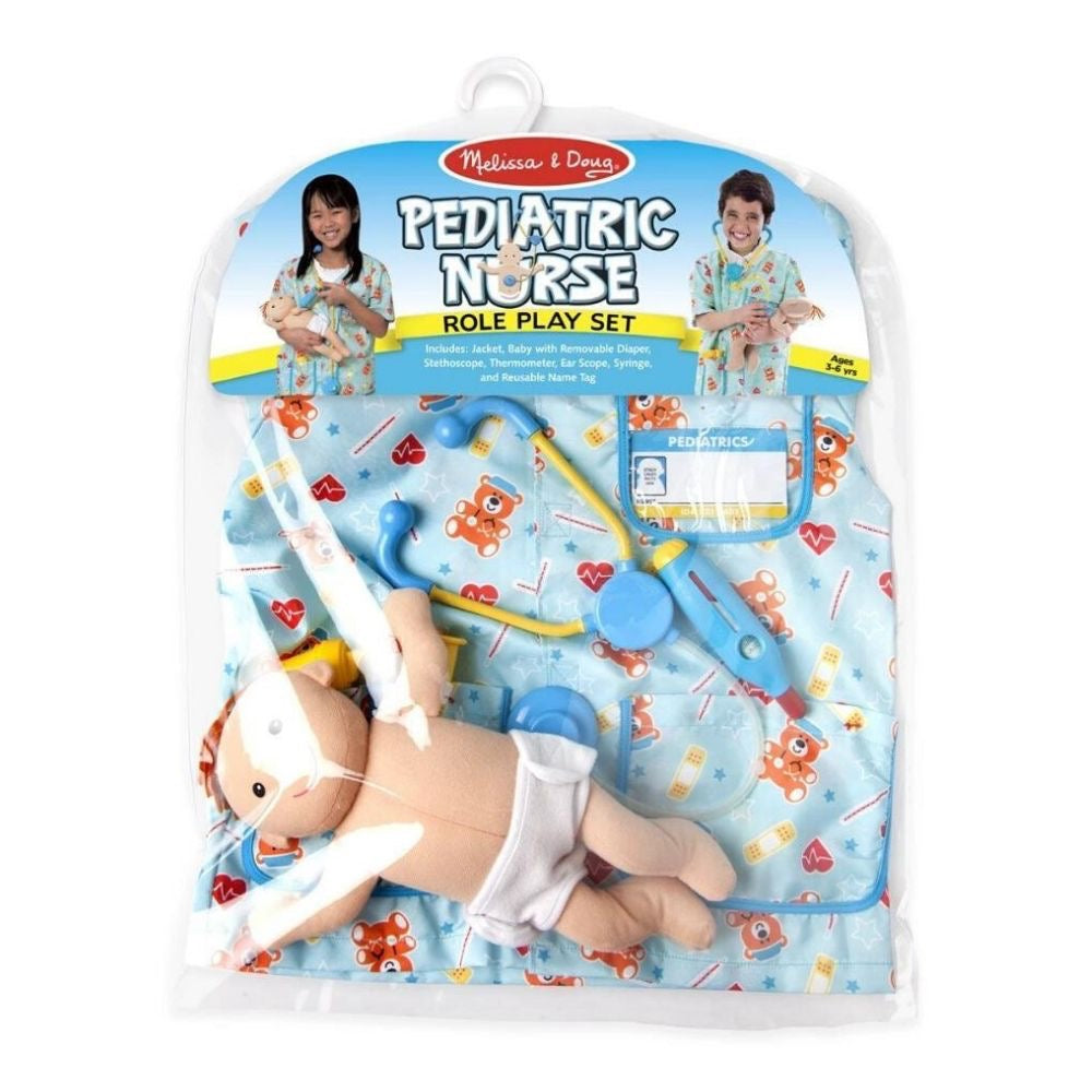 Melissa & Doug - Pediatric Nurse Role Play Costume Set 3-6 Years Melissa & Doug - Pediatric Nurse Role Play Costume Set 3-6 Years