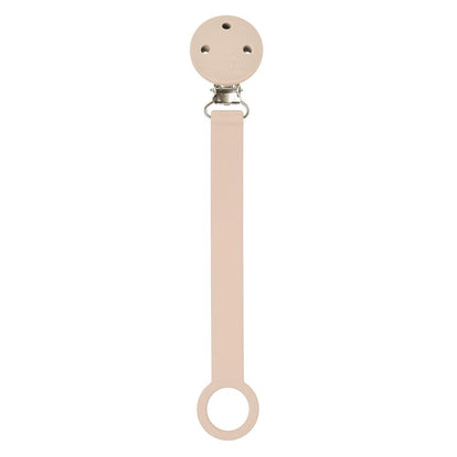 Nattou - Silicone & Rubber Pacifier Clip | 21 cm | Beige