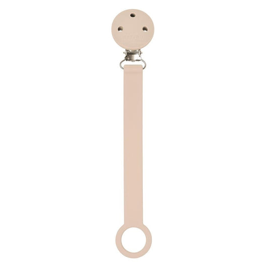 Nattou - Silicone & Rubber Pacifier Clip | 21 cm | Beige