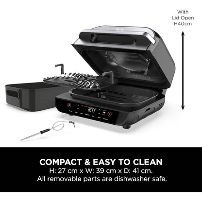 Ninja - Foodi MAX Health Grill and Air Fryer| 3.8L | 1750W | Ceramic Coated