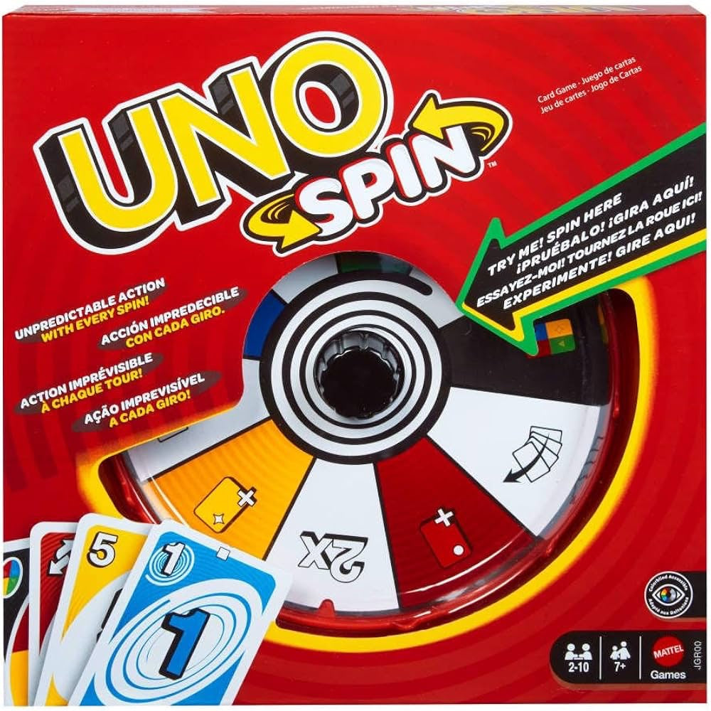 UNO - Spin Card Game for Family Game Night