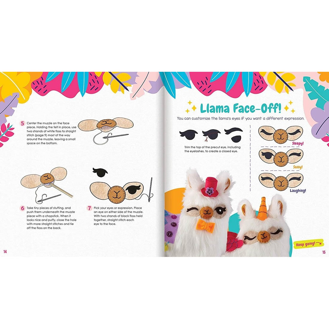 Klutz DIY Sew Your Own Furry Llama Pillow Klutz DIY Sew Your Own Furry Llama Pillow