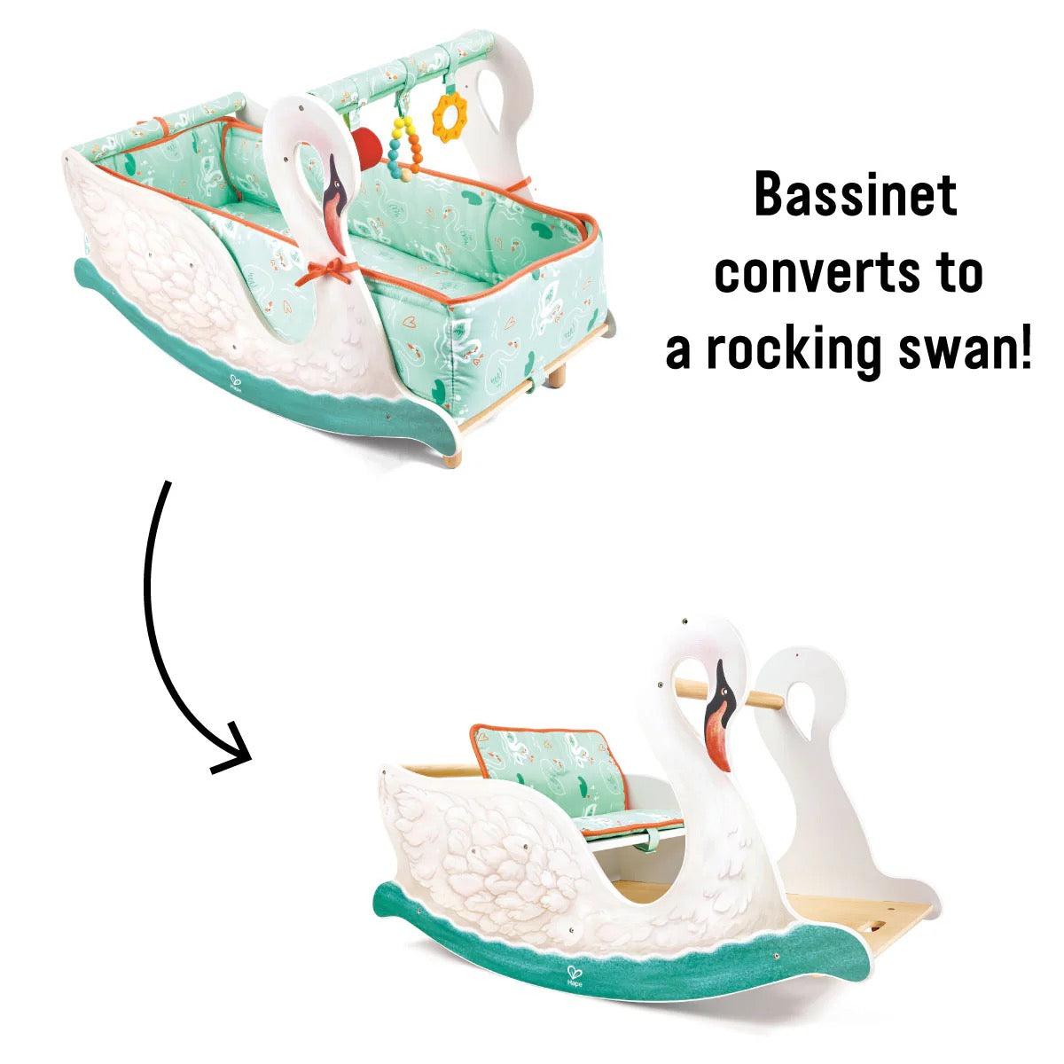 Hape - 2 in 1 Swan Seat Hape - 2 in 1 Swan Seat