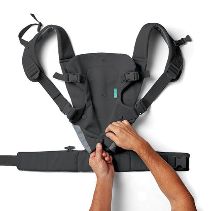 Infantini - Flip 4-in-1 Light & Airy Convertible Carrier | Dark Grey