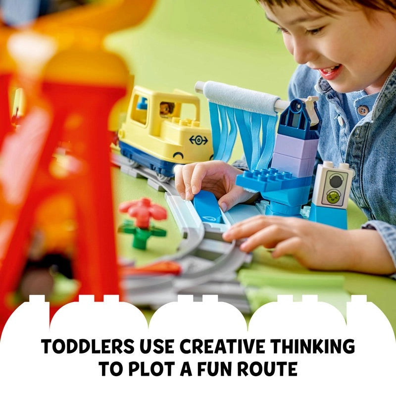 Lego - Big Interactive Community Train | 103 Pcs | 3Y+ Lego - Big Interactive Community Train | 103 Pcs | 3Y+
