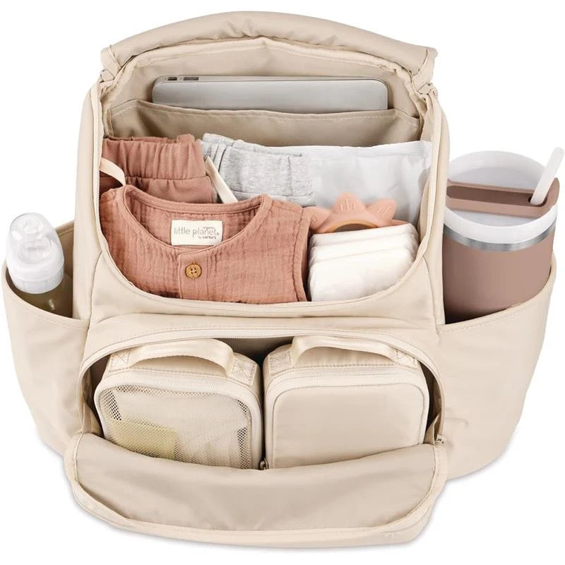 Skip Hop - Forma Next Diaper Backpack - Oat Skip Hop - Forma Next Diaper Backpack - Oat