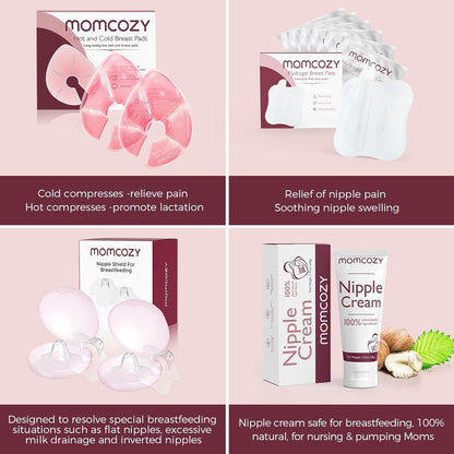 Momcozy - Hot & Cold Breast Pads | Pack of 2