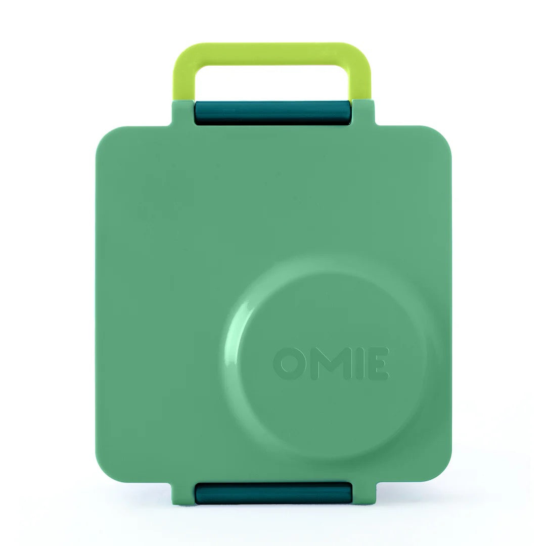 OmieBox Bento Box | With Insulated Thermos | Green Meadow