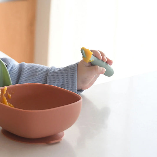 Beaba - Pre Spoons Sage Green - Velvet Grey Set of 2 4m+ — BambiniJO Jordan