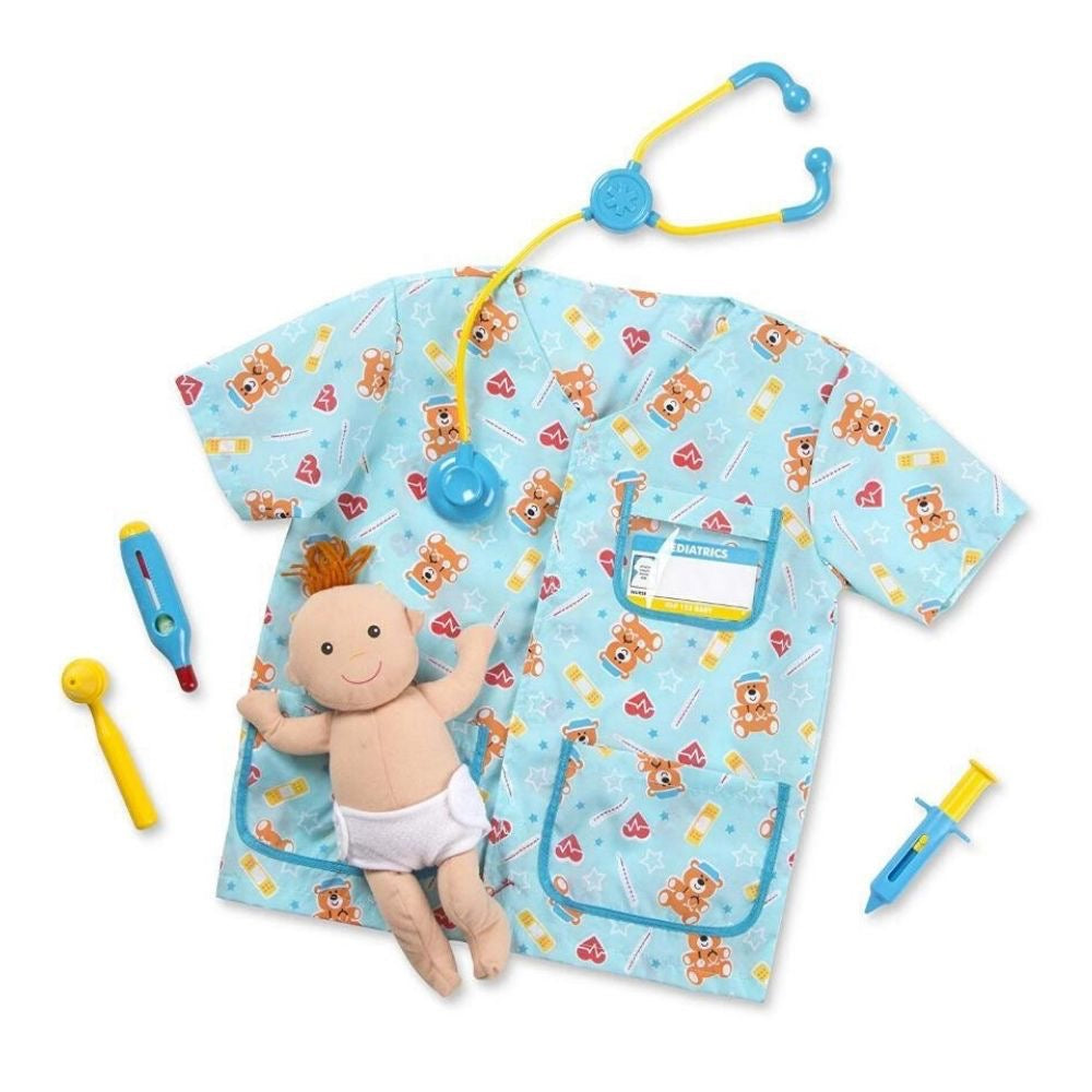 Melissa & Doug - Pediatric Nurse Role Play Costume Set 3-6 Years Melissa & Doug - Pediatric Nurse Role Play Costume Set 3-6 Years