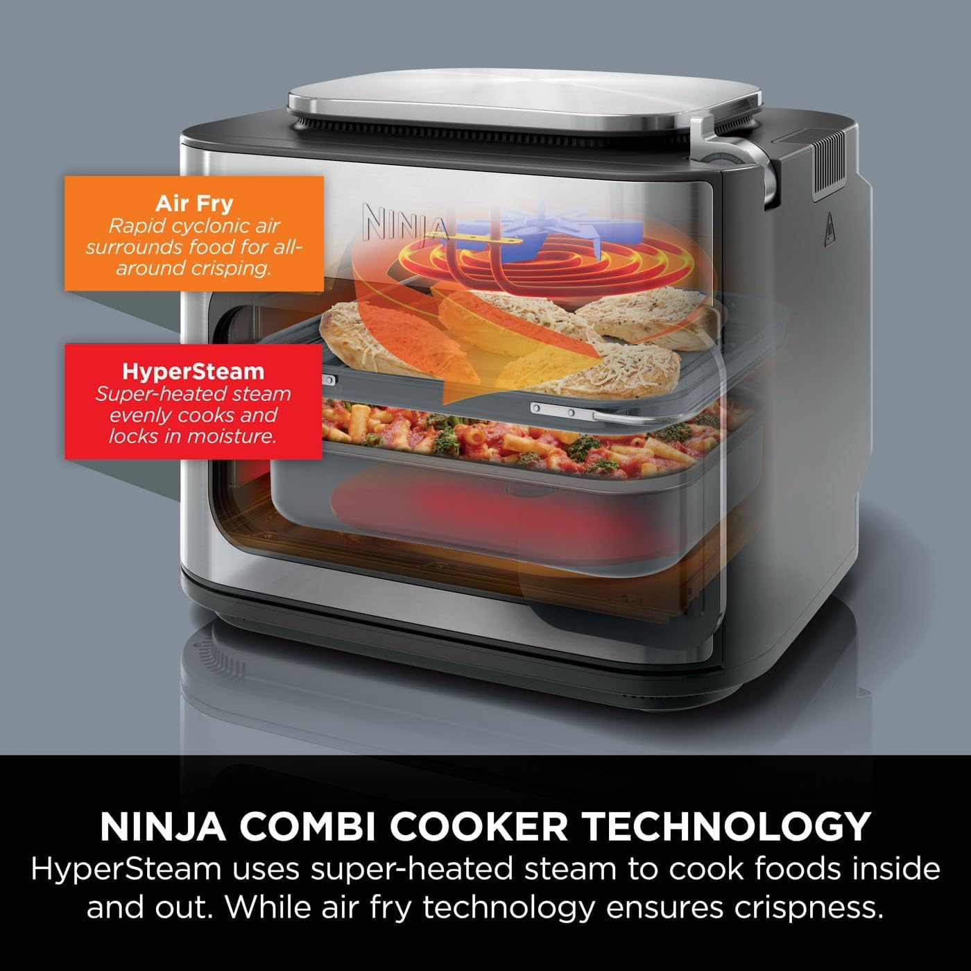 Ninja - Combi 12-In-1 Multi-Cooker, Oven & Air Fryer