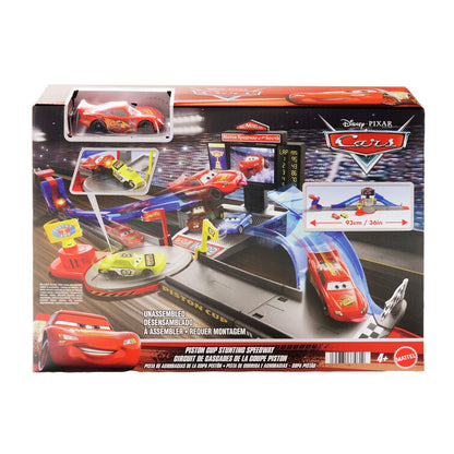 Disney Pixar Cars - Tongue-Out Lightning McQueen Playset & Toy Car
