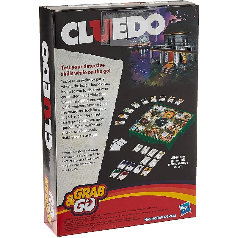 Cluedo Grab & Go Game 8Y+ Cluedo Grab & Go Game 8Y+