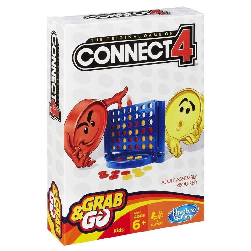 Connect 4 Grab & Go Game 6Y+ Connect 4 Grab & Go Game 6Y+