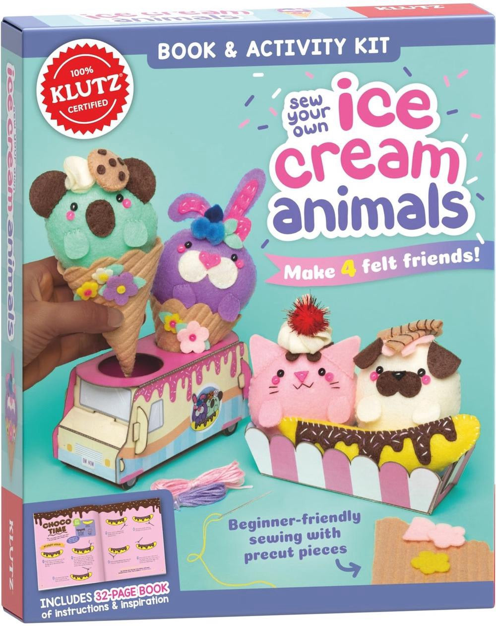 Klutz DIY Sew Your Own Ice Cream Animals Klutz DIY Sew Your Own Ice Cream Animals