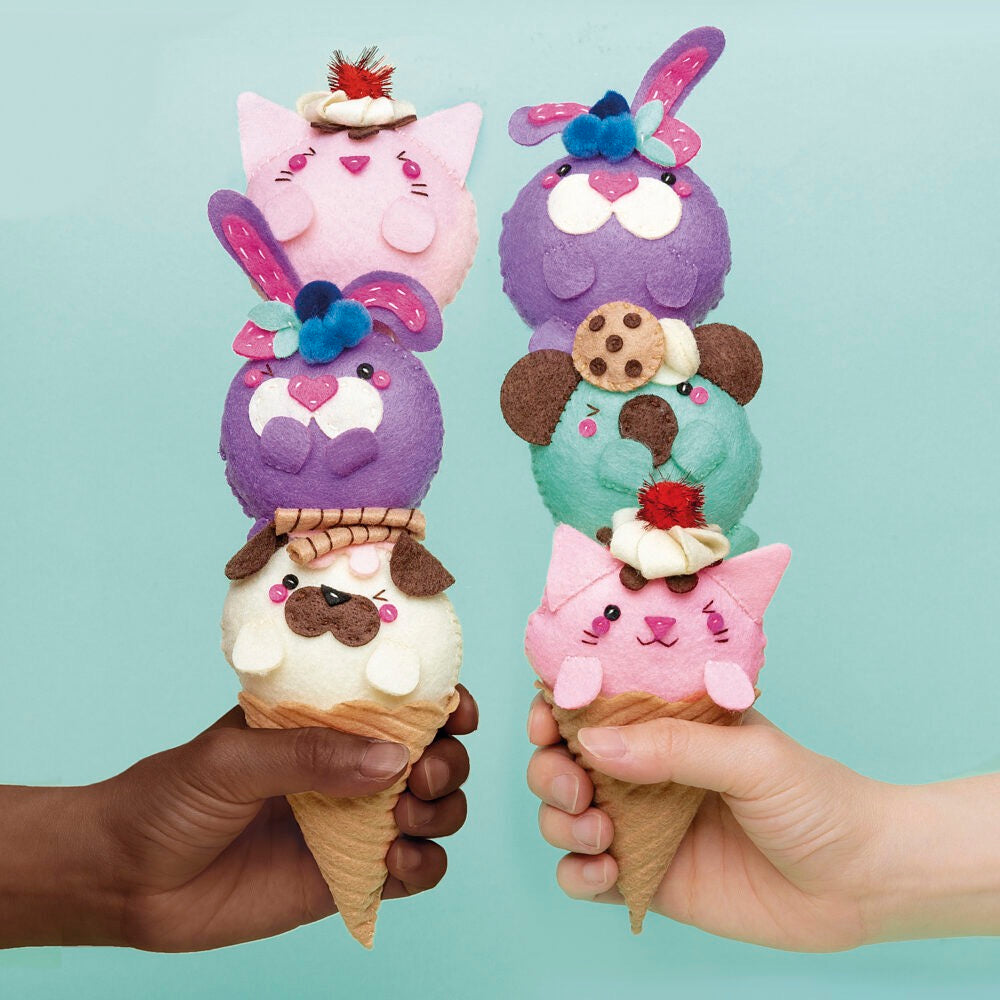 Klutz DIY Sew Your Own Ice Cream Animals Klutz DIY Sew Your Own Ice Cream Animals