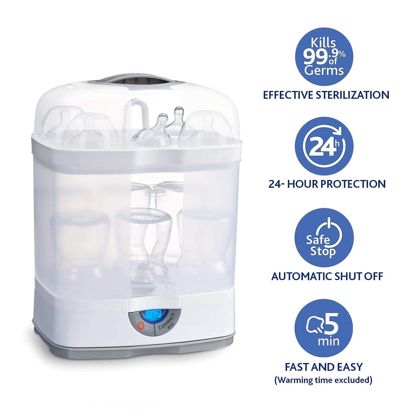 Chicco - Digital Steam Sterilizer 3 in 1