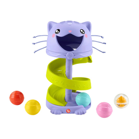 Fisher Price - Purrfect Ball Tower Cat Toy | Marble Run