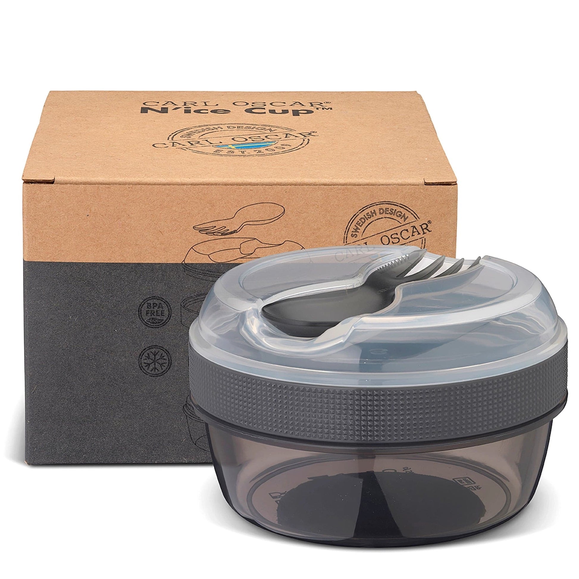 Carl Oscar - N'ice Cup SnackBox with Cooling Disc | 450ml Carl Oscar - N'ice Cup SnackBox with Cooling Disc | 450ml
