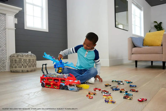 Hot Wheels - City Ultimate Dual Dragon Transporter Track Set 3-6Y — BambiniJO Jordan