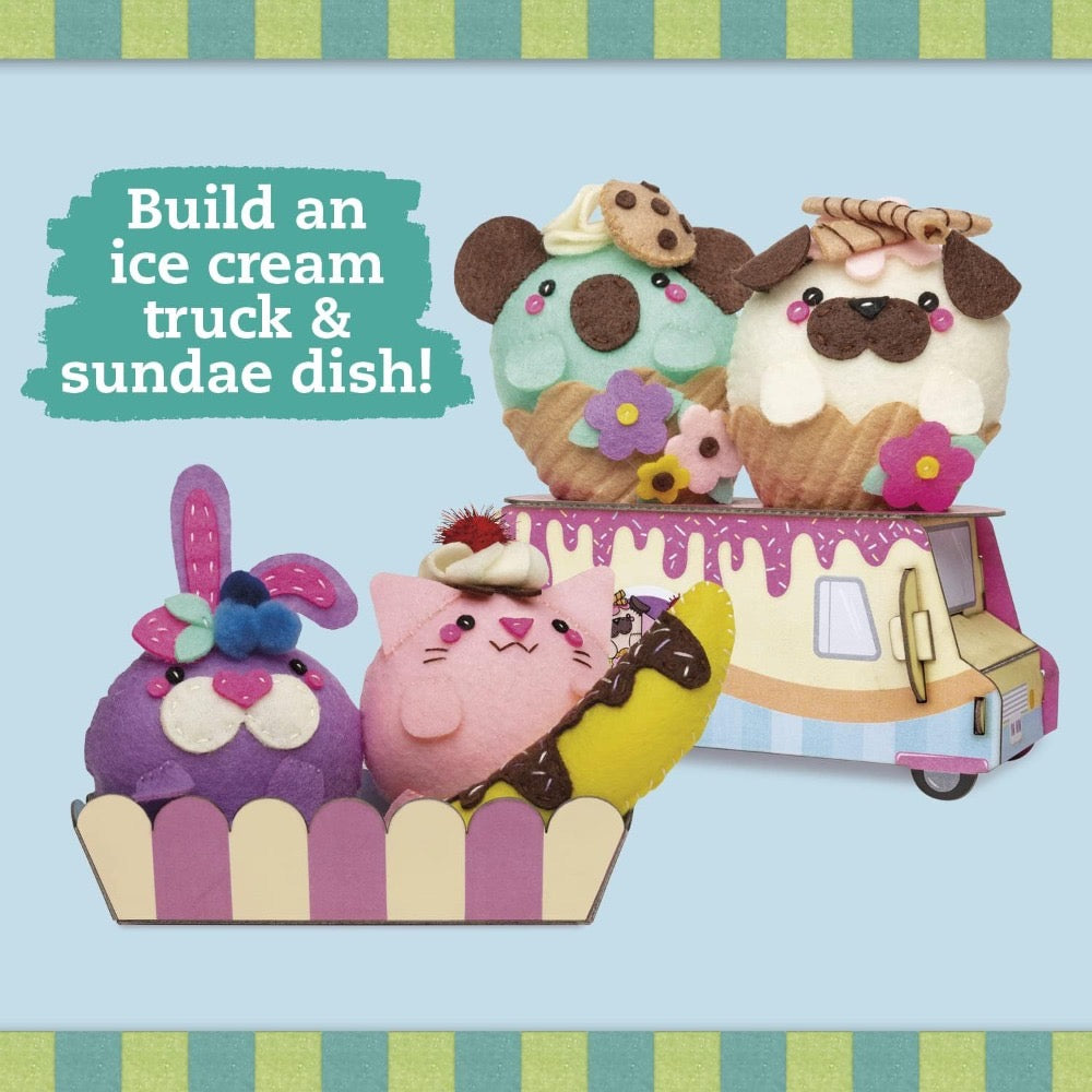 Klutz DIY Sew Your Own Ice Cream Animals Klutz DIY Sew Your Own Ice Cream Animals