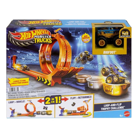 Hot Wheels - Monster Trucks Loop & Fly Track Set