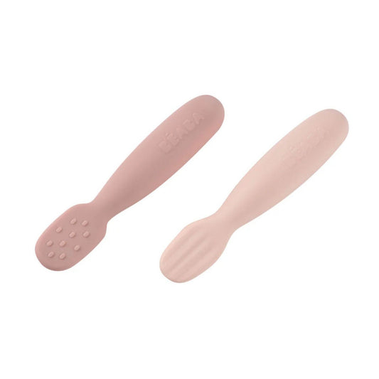Beaba - Pre Spoons  | Cotton Candy- Sorbet | Set of 2 | 4m+