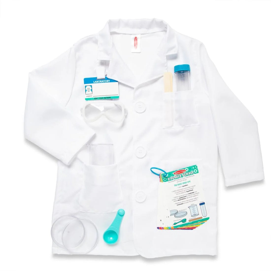 Melissa & Doug - Scientist Role Play Costume Set 5-8 Years Melissa & Doug - Scientist Role Play Costume Set 5-8 Years