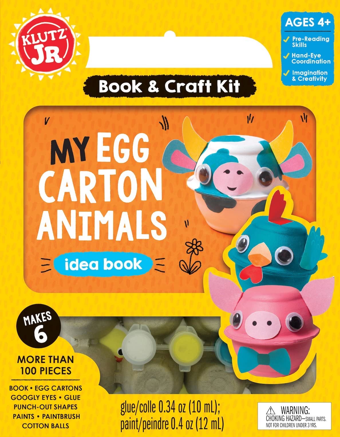 كلوتز DIY حيوانات من علب البيض