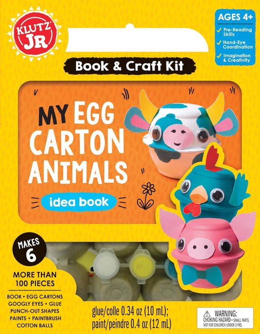 كلوتز DIY حيوانات من علب البيض