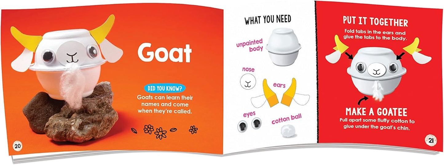 كلوتز DIY حيوانات من علب البيض