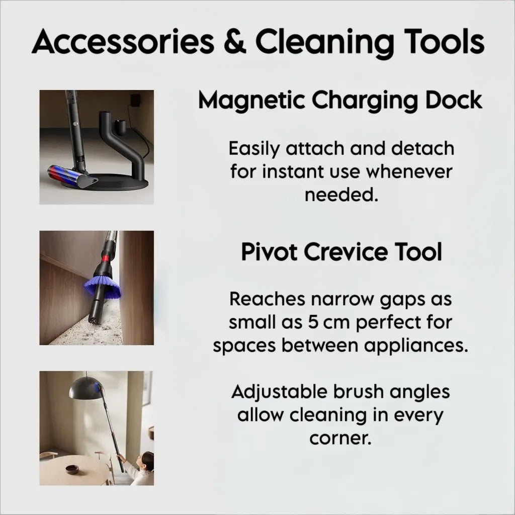 Dyson - PencilVac™ Fluffy Cordless Vacuum | Light Weight | 30 Minutes Run Time Dyson - PencilVac™ Fluffy Cordless Vacuum | Light Weight | 30 Minutes Run Time
