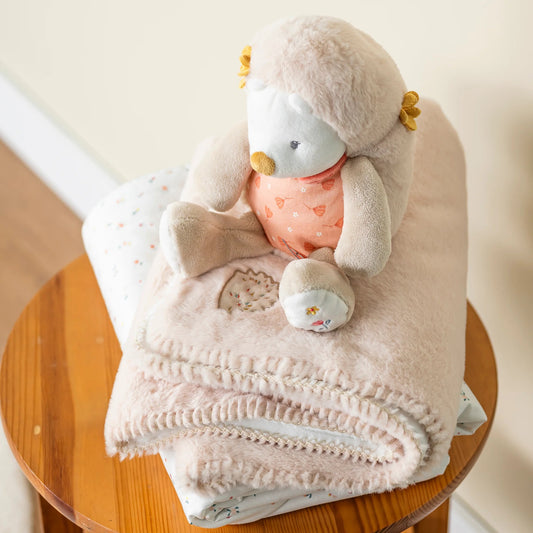 Nattou Super Soft Baby Blanket 100X75 cm Mila ZOË Lana — BambiniJO Jordan