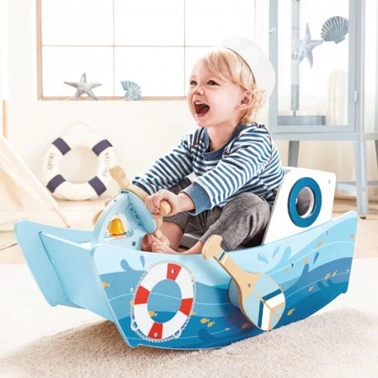 Hape - Captain's Rocking Boat Hape - Captain's Rocking Boat