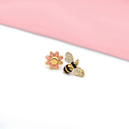 Bee & Daisy Kid's Diamond Earrings