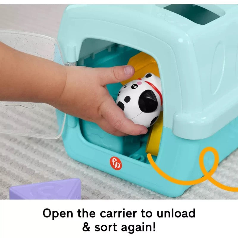 Fisher Price - لعبة حاملة الحيوانات الأليفة للفرز واللعب