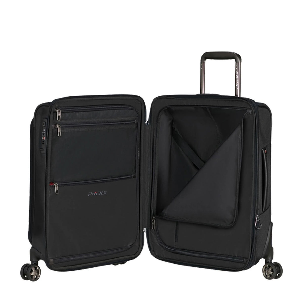 Samsonite - Pro-DLX 6 55cm حقيبة سفر بعجلات قابلة للتوسيع باللون الأسود | حقيبة مقصورة الطائرة Samsonite - Pro-DLX 6 55cm حقيبة سفر بعجلات قابلة للتوسيع باللون الأسود | حقيبة مقصورة الطائرة
