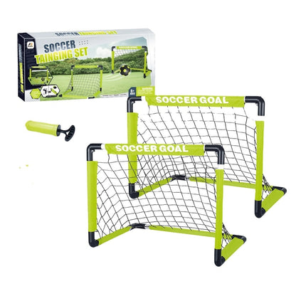 Aojie Sport - Foldable Soccer Goal Set w 5.5 " Ball | Ages 6+