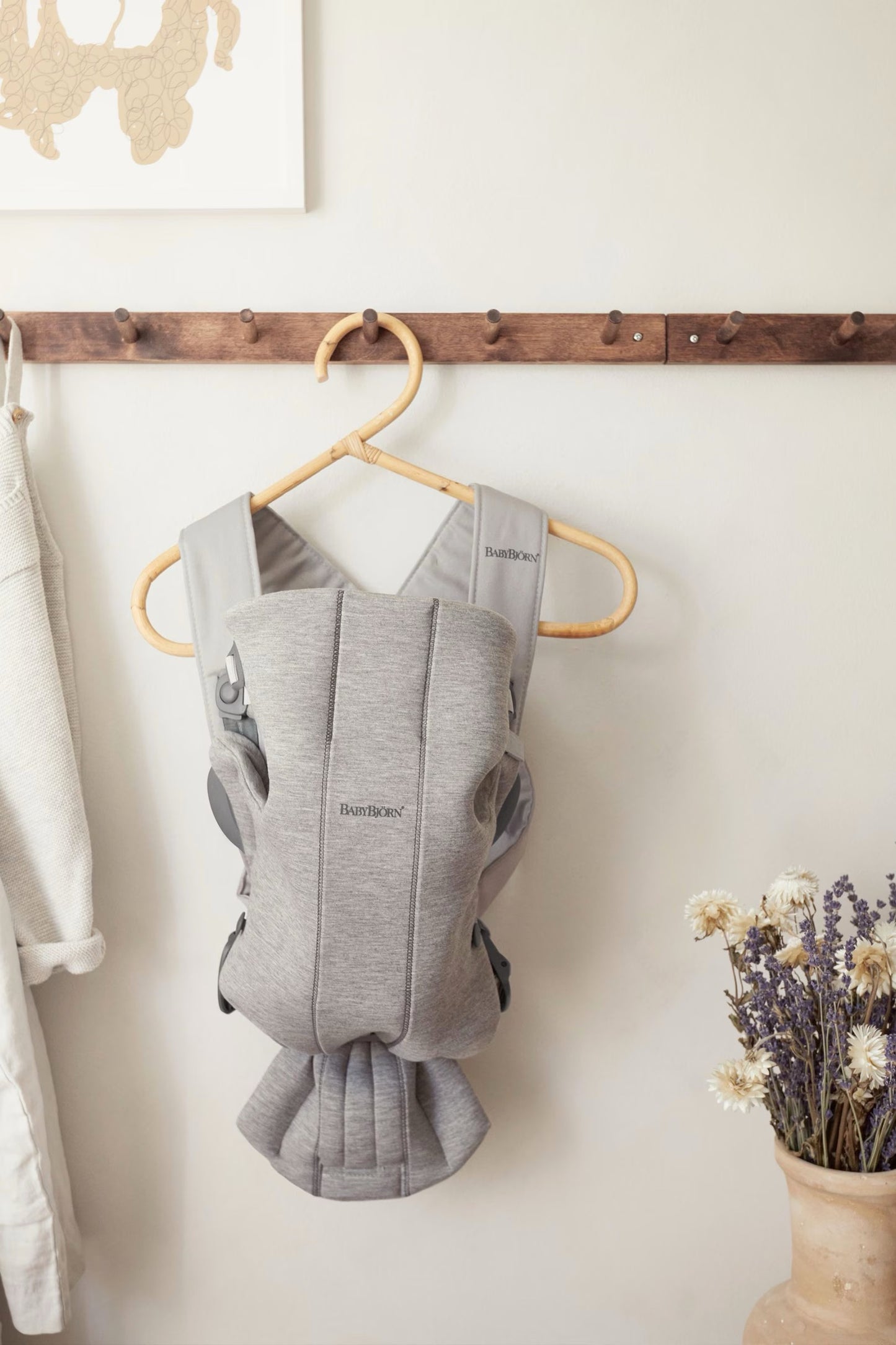 BabyBjörn - Baby Carrier Mini | 3D Jersey | Light Grey