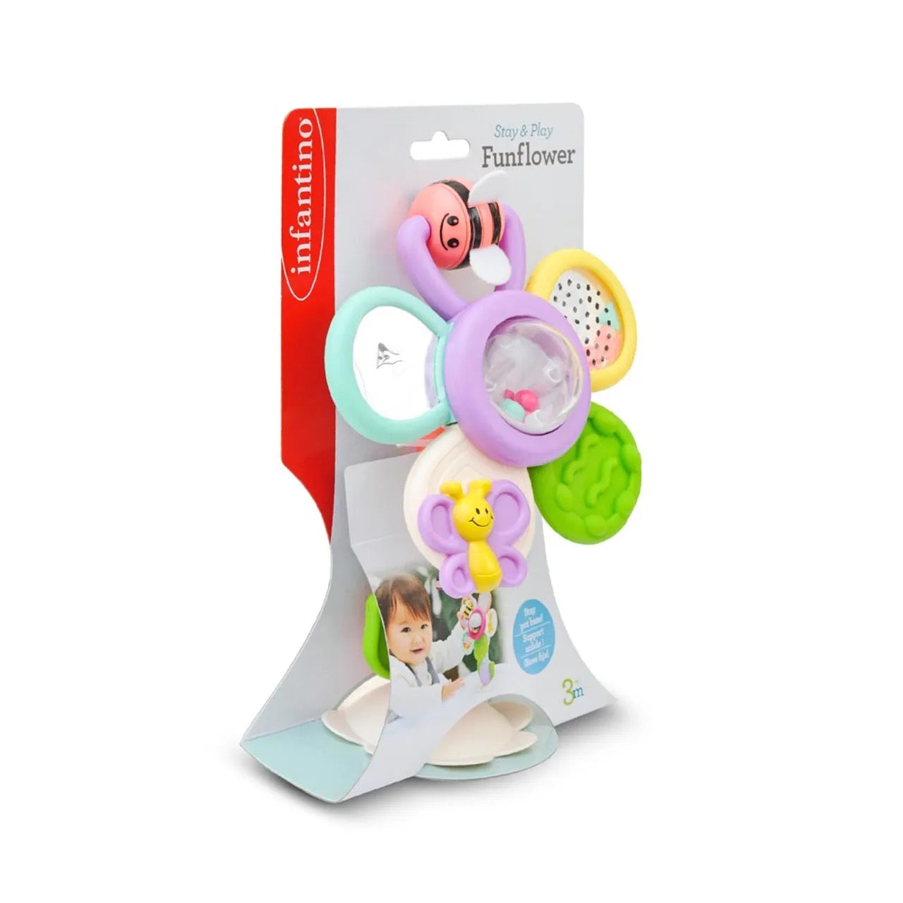 Infantino - Fun Flower High Chair Toy | 3m+ Infantino - Fun Flower High Chair Toy | 3m+