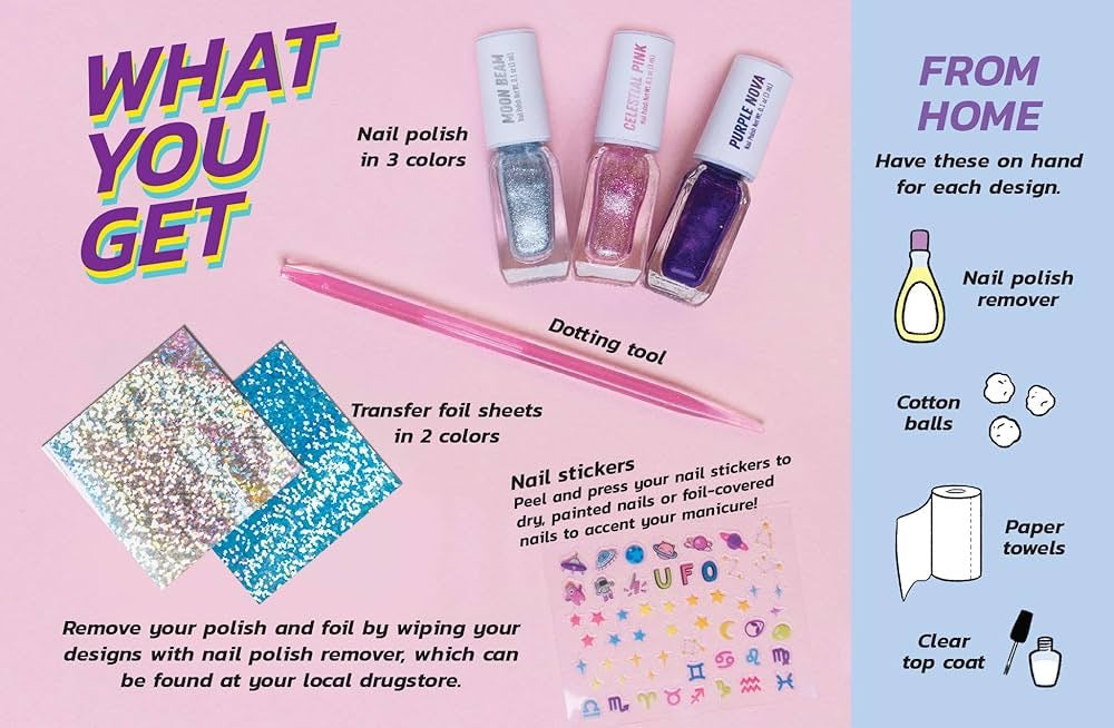 Klutz DIY Foil Galaxy Nail Studio